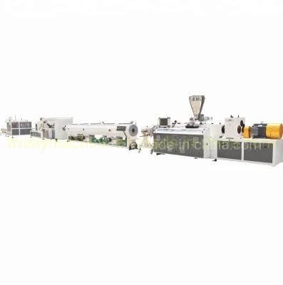 High Quality Plastic Sjsz 65/132 PVC Four Pipe Extrusion Line