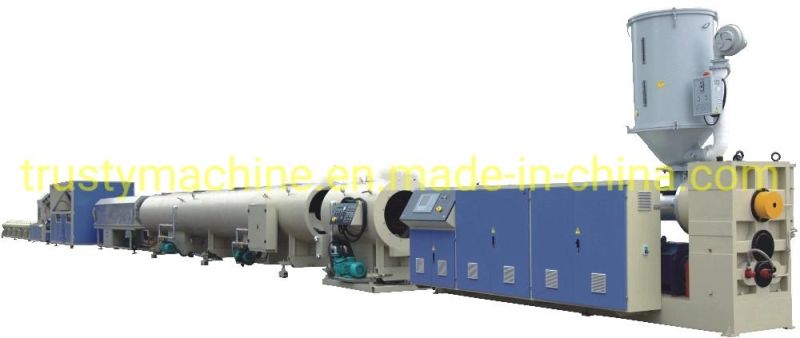 High Capacity PE/HDPE Water Supply Pipe Extruder Machine/Water Pipe Extrusion Line Machine
