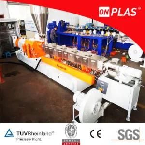 PP Wooden Plastic Twin Screw Compounding Extruder Machine