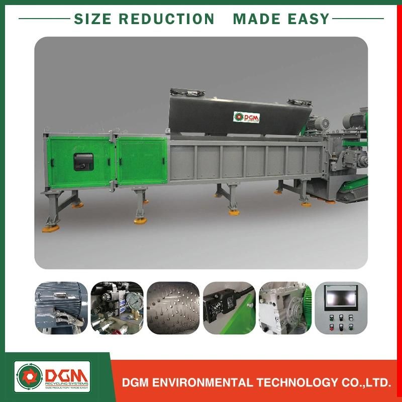 Large Diameter HDPE PP PVC Pipe Plastic Crusher Shredder
