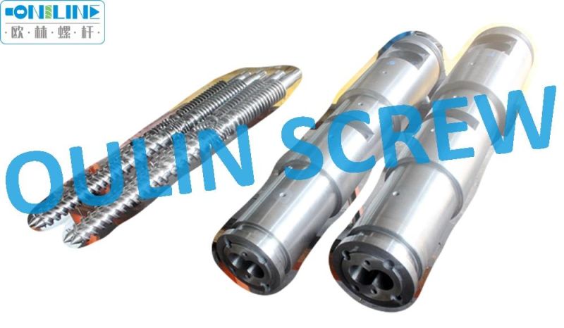 Jwell 55/110, 55/120 Twin Conical Screw Barrel for PVC Machine