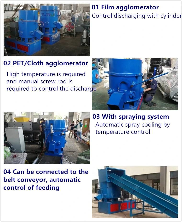 Pelletize/Agglomerator Machine Used for The Production of Plastic Film Category