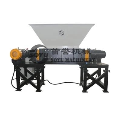 Double Shaft Waste Aluminum Iron Ethernet Cable Cans Shredder
