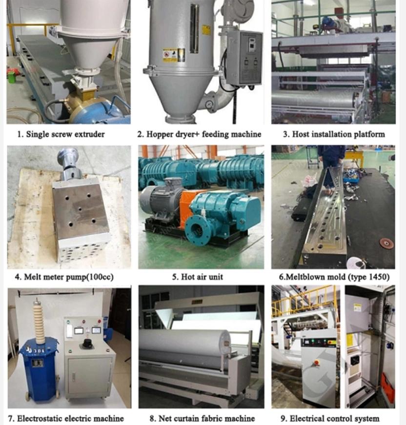 PP Meltblown Mask Filter Fabric Extrusion Machine