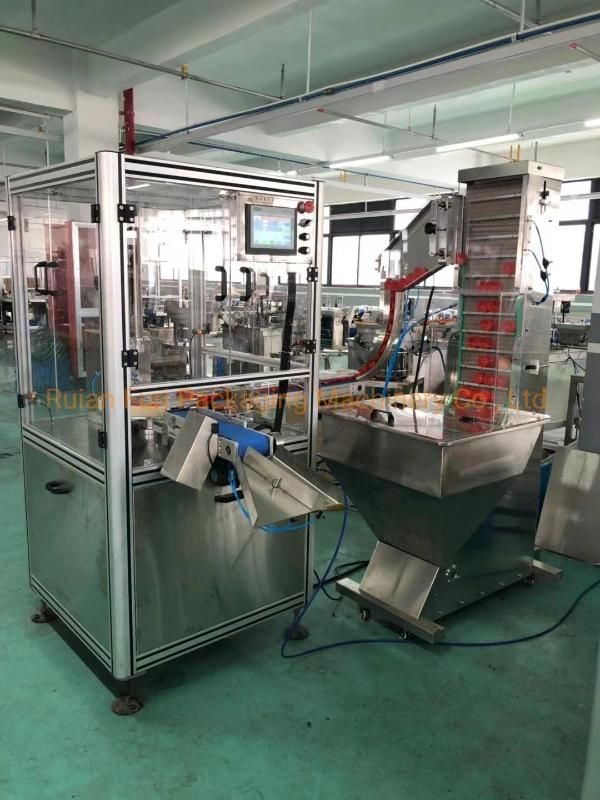 Automatic Plastic Bottle Cap Wadding Lining Foil Inserting Machine