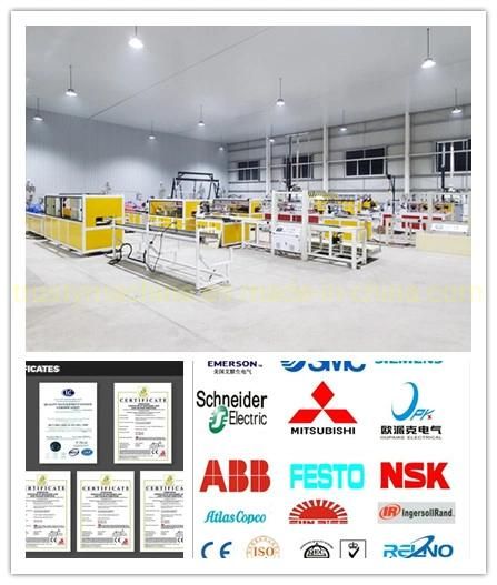 High Output 50mm-250mm PE/PP Pipe Machinery Pipe Extrusion Line