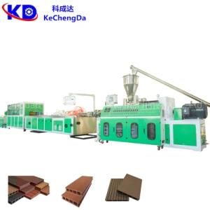 WPC PVC PE Plastic Wood Composite Hollow Floor Twin-Screw Extruder