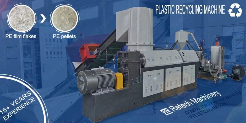 Made in China PP PE Film Pellet Machine Extruding Pelletizer