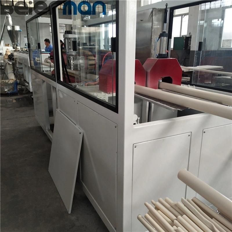 63mm Diameter PVC 2 Pipe Production Line Double Cavity