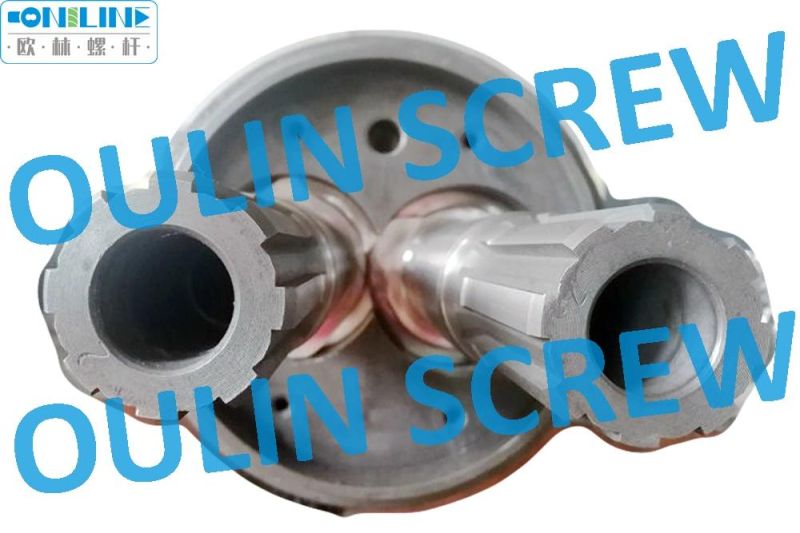 Produce 45/90 Twin Conical Screw Barrel for PVC Extrusion