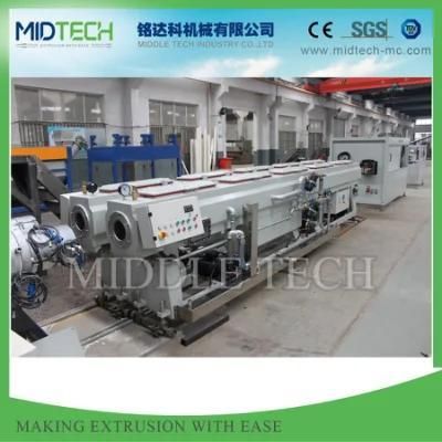 Sjz65/132 High Production Efficiency PVC Double Pipe Extrusion