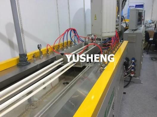Plastic PVC Electrical Cable Protection Cover Profiles Production Line