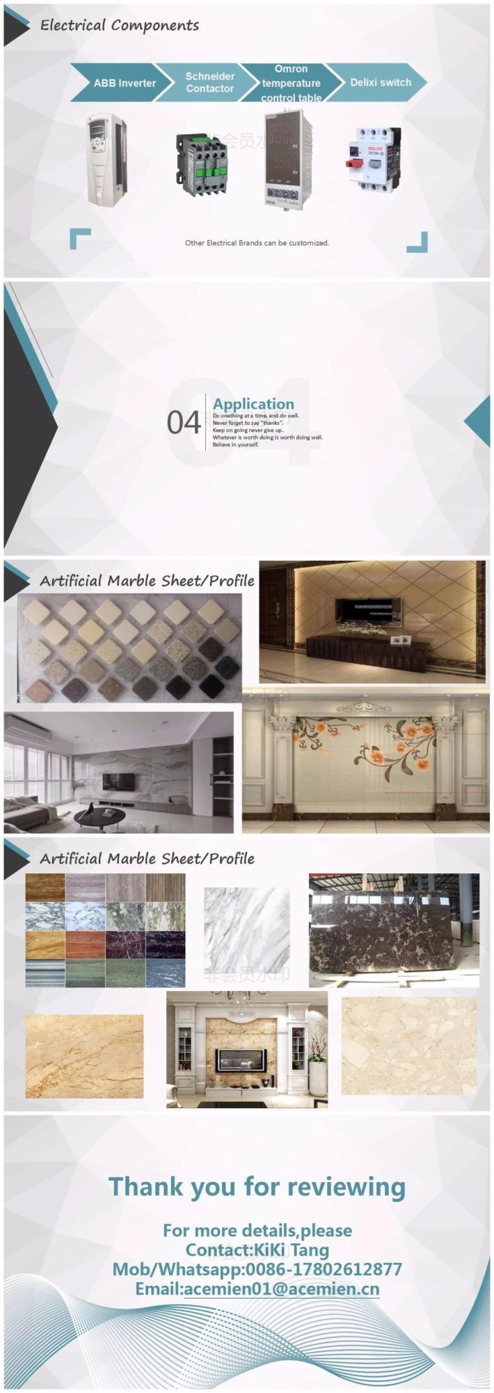 350-400 Kg/H PVC Artificial Marble Sheet Production Line/ Machine