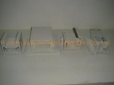Plasitc PVC Wide Window Door Frame Profile Extruder Extrusion Making Machine Production ...