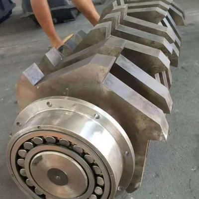 Double Shaft HDPE Pipe Home Plastic Shredder Machine