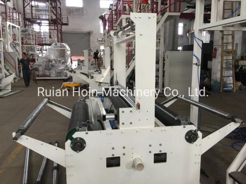 LDPE LLDPE Rotary Die Head Blown Film Machine with Double Winder