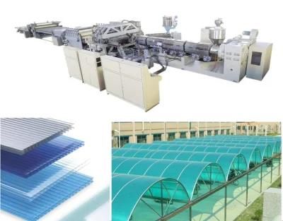 UV+PC Hollow Sheet Making Machine