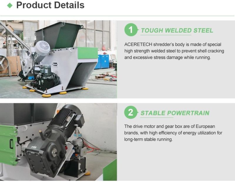 Ls (014) Adjustable Plastic Bottles Pipe Crushing Recycling Machine