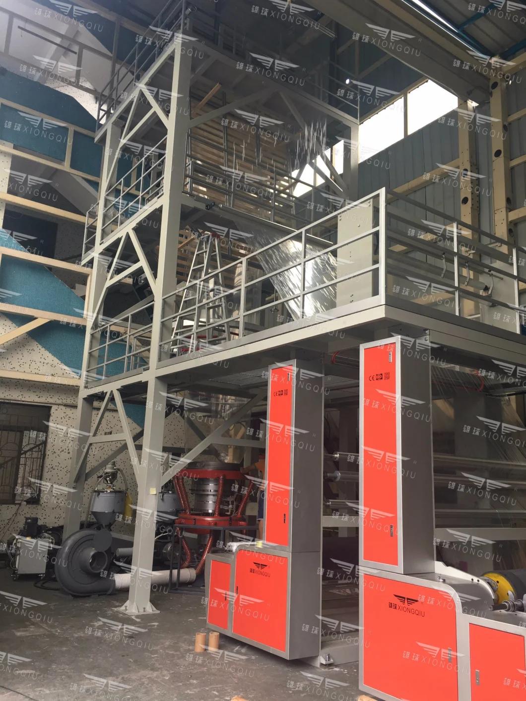 2200mm PE ABC 3 Layers Co-Extrusion Film Blowing Machine with Back to Back Automatic Winder and Rotary Die Head