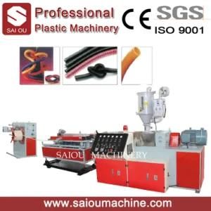 PE HDPE PVC Plastic Pipe Corrugated Pipe Making Extruder Machine