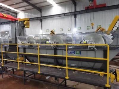 Full-Automatic Waste Plastic Pet Bottle Four-Axis Cleaning Machine with Great Materials