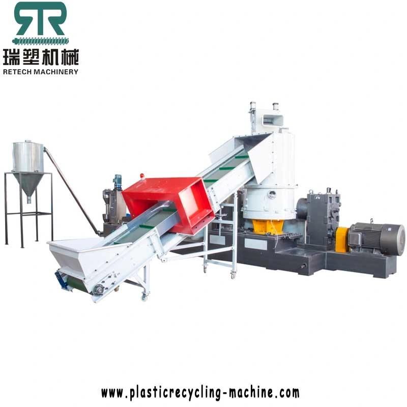 Single Stage PE/PP/HDPE/LDPE/LLDPE/BOPP Film/Bag Granulating Line/Granulation Plant/Agglomeration Recycling/Compact Pelletizing Line