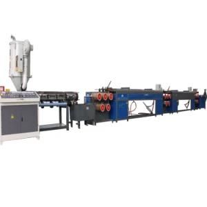 Pet Broom Yarn Extrusion Machine / Bottle Flake Pet Extruder Line Monofilament Making ...