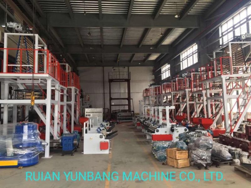 Sj-a Model High Speed Biodegradable PLA Pbat Sigle Layer Extruder Blown Extrusion Line Film Blowing Machine for LLDPE LDPE and HDPE