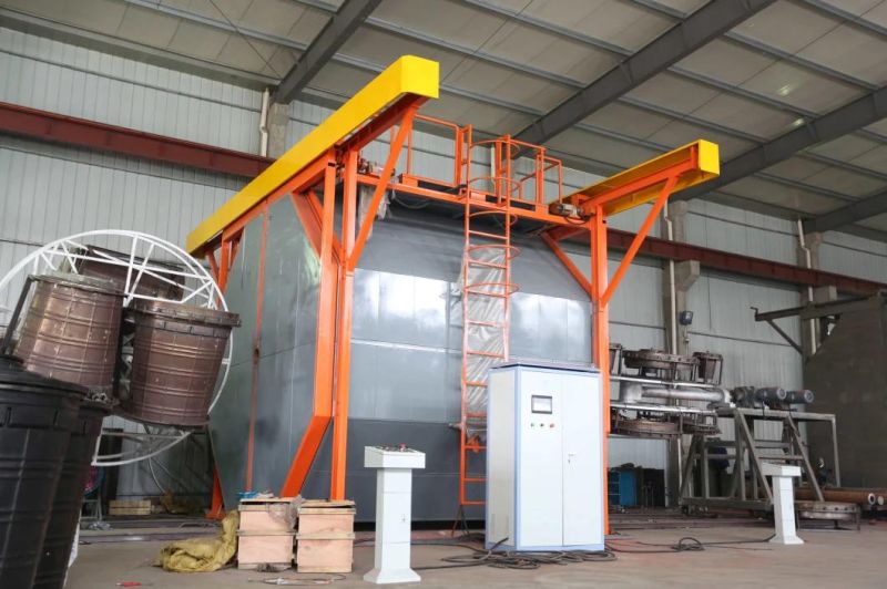 2 Arms Shuttle Rotational Molding Machine Plastic Making Machine