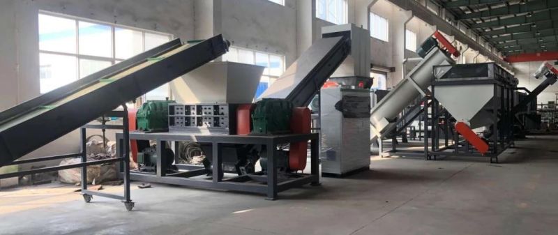 500kg Pet Bottle Flakes Crushing Washing Recycling Machine