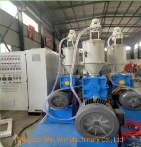 2.5m/Min Double Wall HDPE PVC PLC Corrugated Tube Extrusion Line