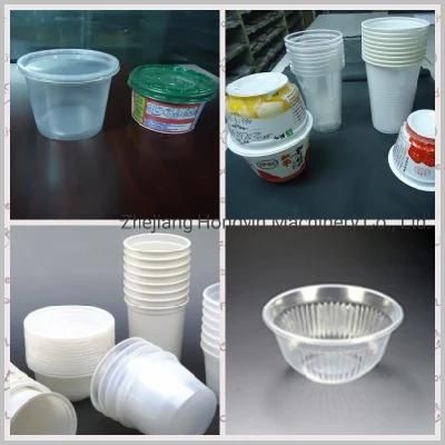 Plastic PP/Pet/PS/HIPS/PLA Disposable Cup Thermoforming Machine