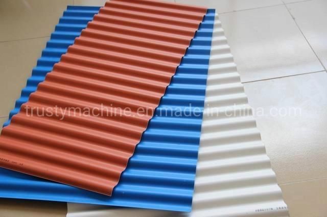 Qingdao PVC UPVC Corrugated Wave Roof Sheet Extrusion Line Production Machine