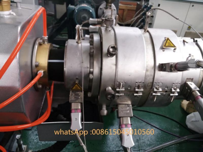 PE PP Plastic Water Gas Supply Pipe Production Extrusion Line