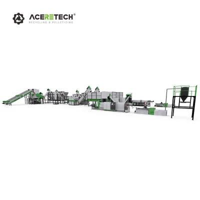 CE ISO Certification HDPE PP PS Waste Plastic Recycling Washing Machine