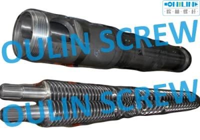 65/132 Twin Conical Screw and Barrel for PVC Machine