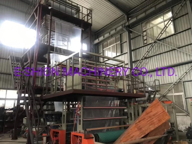 High Speed 3 Layer Rotary Die Head Biodegradable Film Blowing Machine