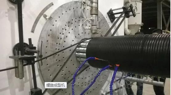HDPE Hollow Wall Spiral Winding Pipe Production Line