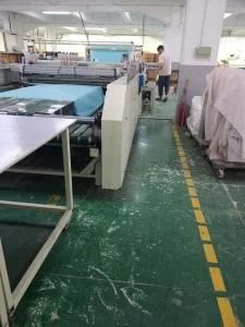 TPU Film Shower Curtain Ultrasonic Fabric Embossing Compound Quilting Shower Curtain ...