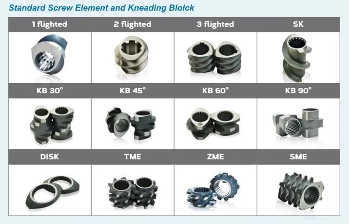 Screw Element for Zsk380 Twin Screw Extruder Machine