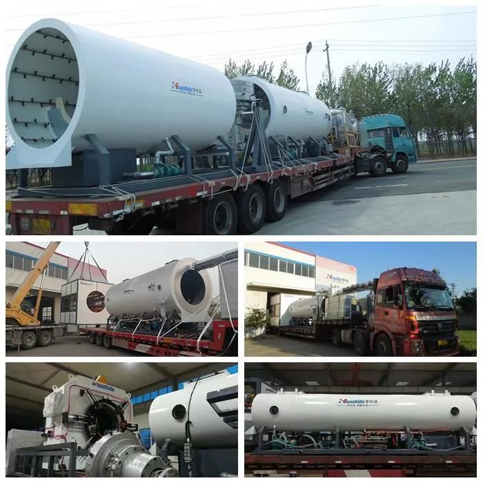 HDPE Black/ Yellow Shell Extrusion Line for Pre-Insulated Pipe with Polyurethane Foam (1680mm)