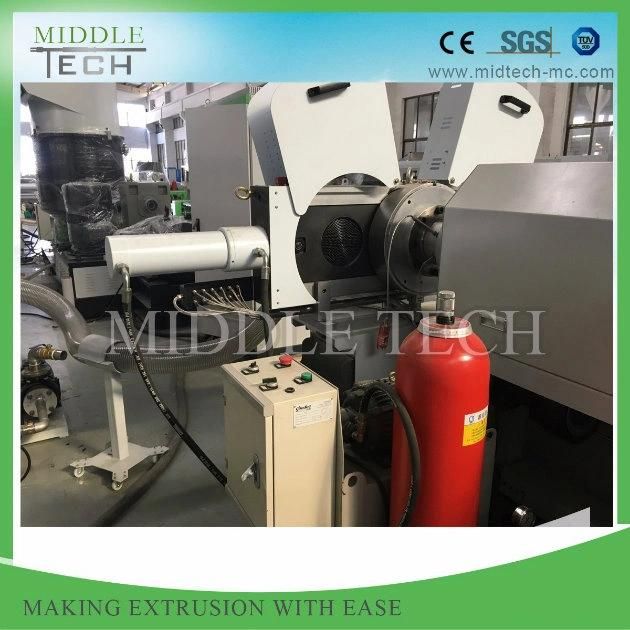 PP PE Waste Plastic Film Pelletizing Granulation Extrusion Line