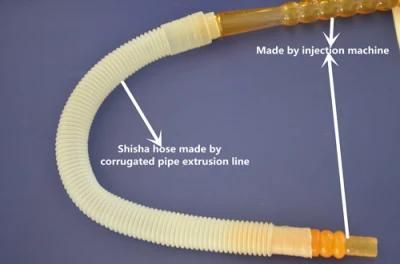 PP PE Plastic Water Smoking Hose Machine/Disposable Tobacco Hose Machine/Shisha Hose ...