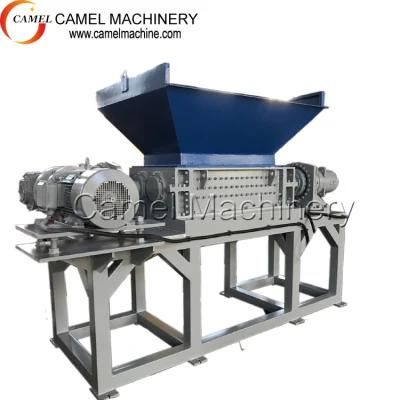 Blue HDPE PP Drum Scrap Plastic Shredder Crushing Machine