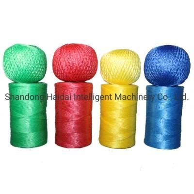 PP Raffia Flat Yarn Split Film Twine Extruding Machine