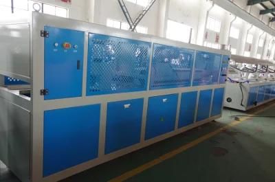 PE PVC WPC Wood Plastic Production Line Decking Profile