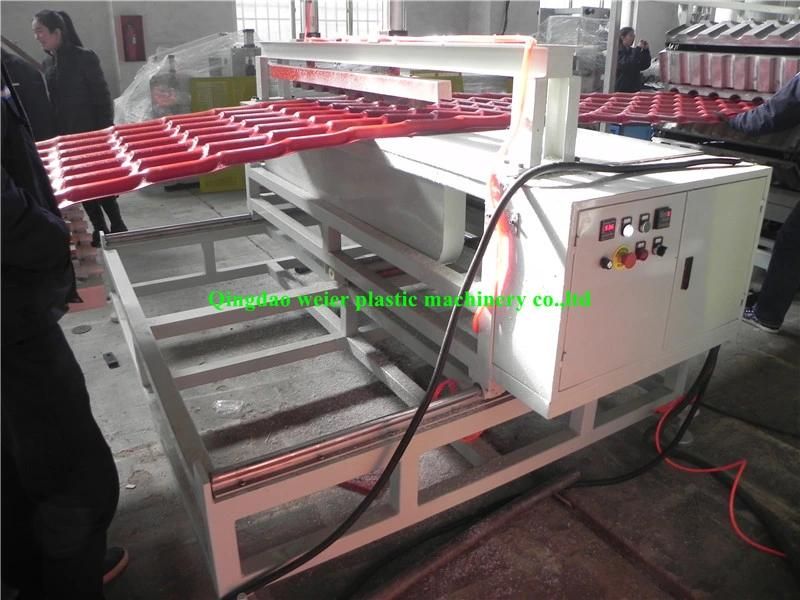 PVC ASA Plastic Glazed Roof Tile Making Machine