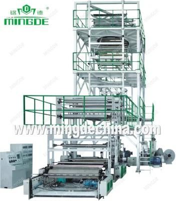 China Three Layers Co Extrusion Film Blowing Machine Set