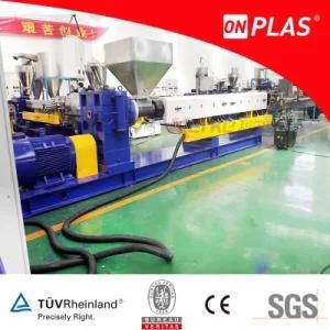 Water Cooling Cutting System for PE+TiO2 Compounding Extruder Machine Line for Sale