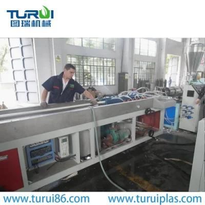Factory Automatic Twin-Screw PVC Profile Production Line for Ceiling, PVC Window and Door